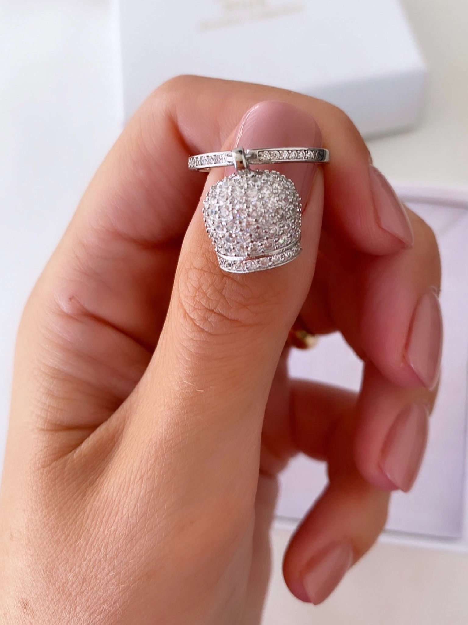 Anello maxi campanella in zirconi Lucrezia - immagine 3