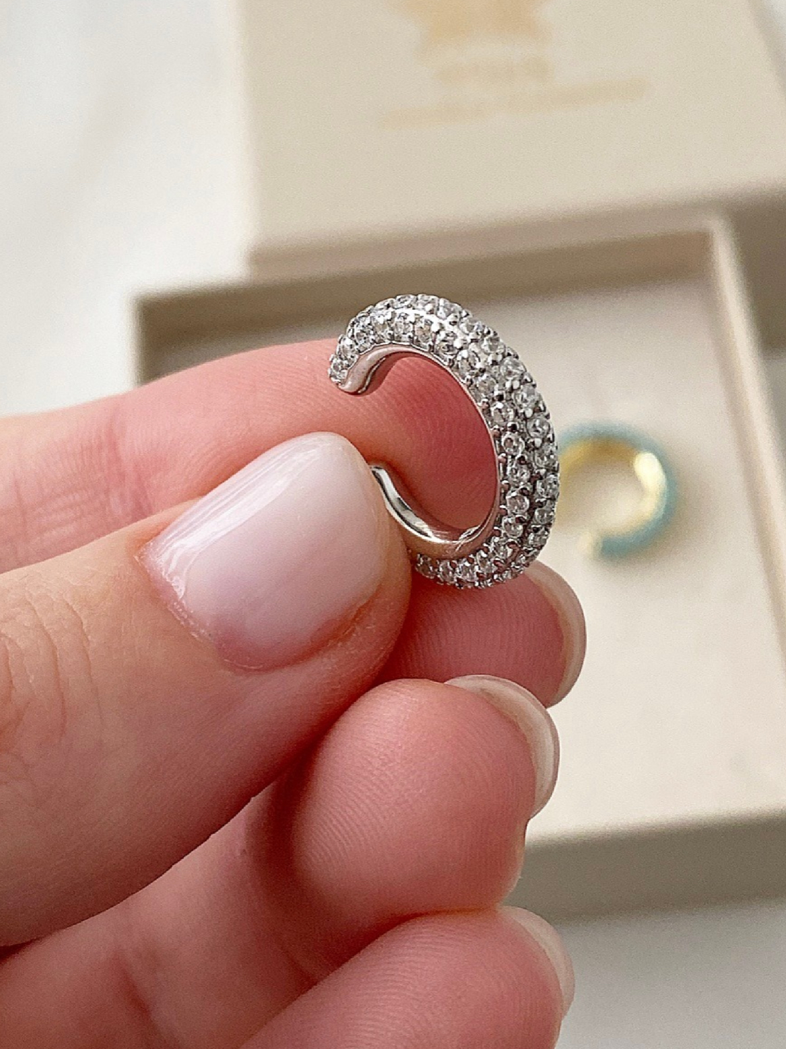 Orecchino ear cuff polsino Aura - immagine 4