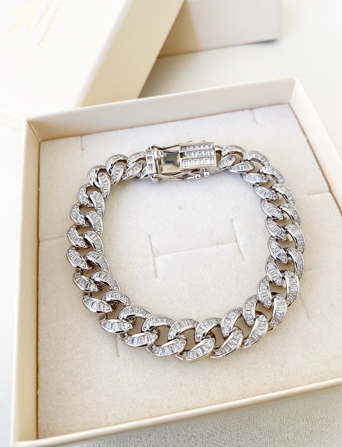 Bracciale maxi grumetta pavè - immagine 4