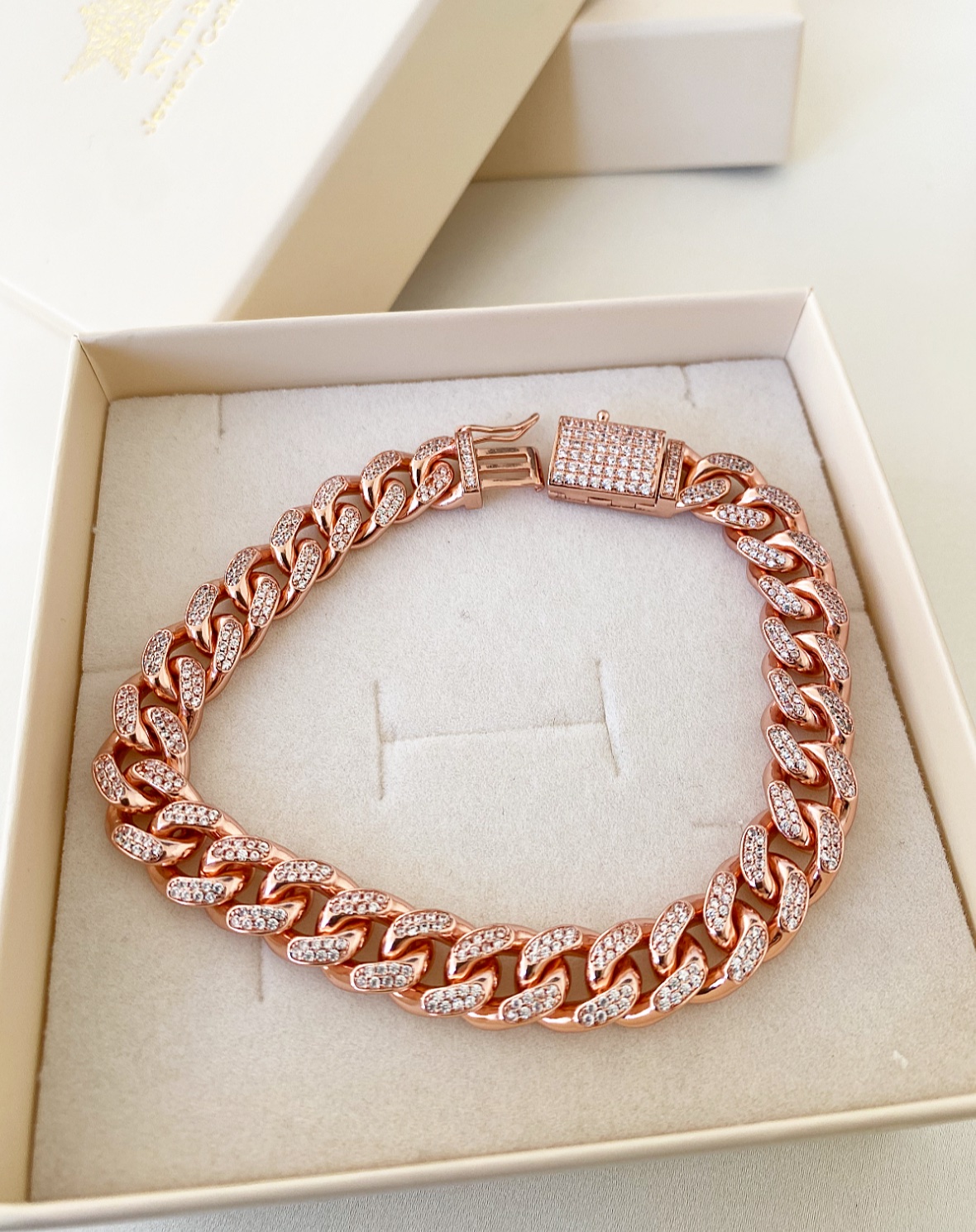 Bracciale maxi grumetta pavè - immagine 5