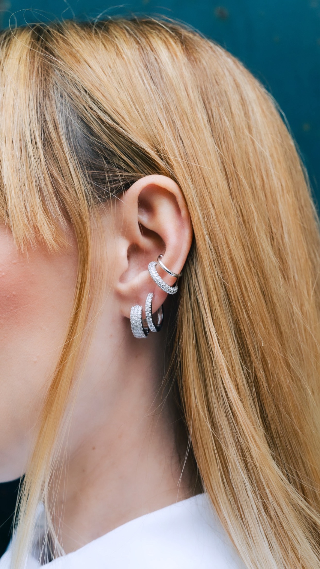 Orecchino ear cuff polsino Aura - immagine 3