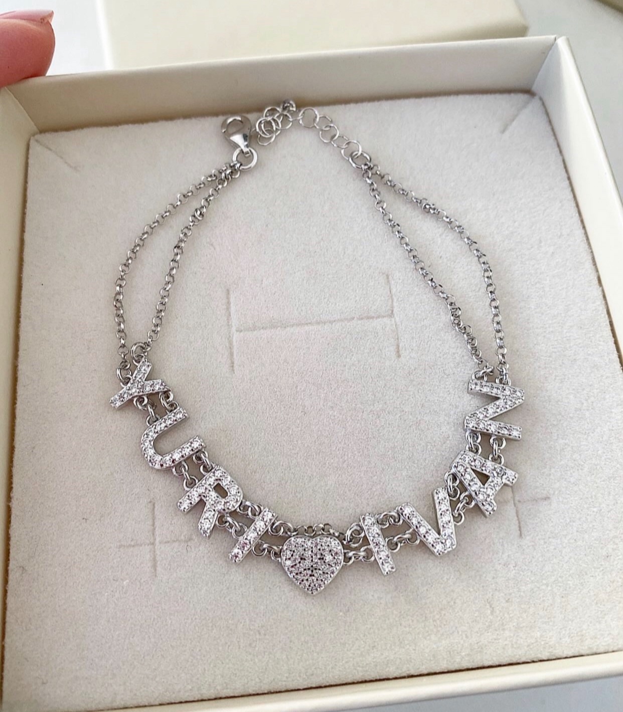 Bracciale morbido personalizzabile due fili - immagine 2