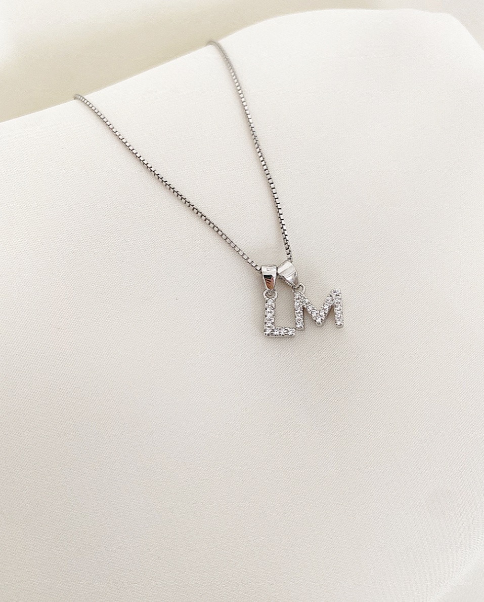 Collana con due micro lettere Giovi - immagine 2