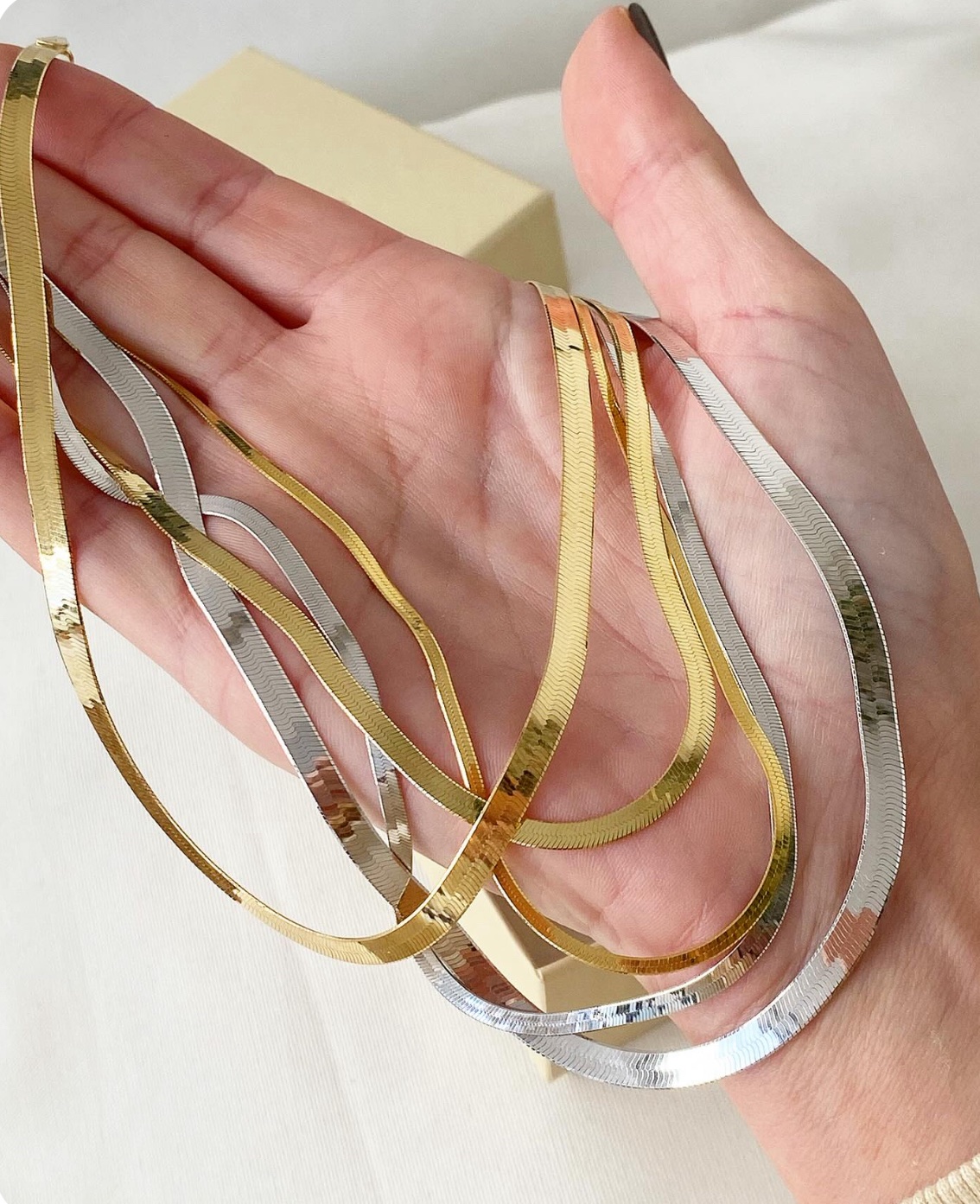 Collana spiga piatta Chantal