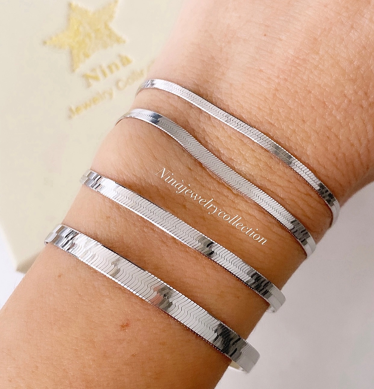Bracciale spiga piatta Chantal
