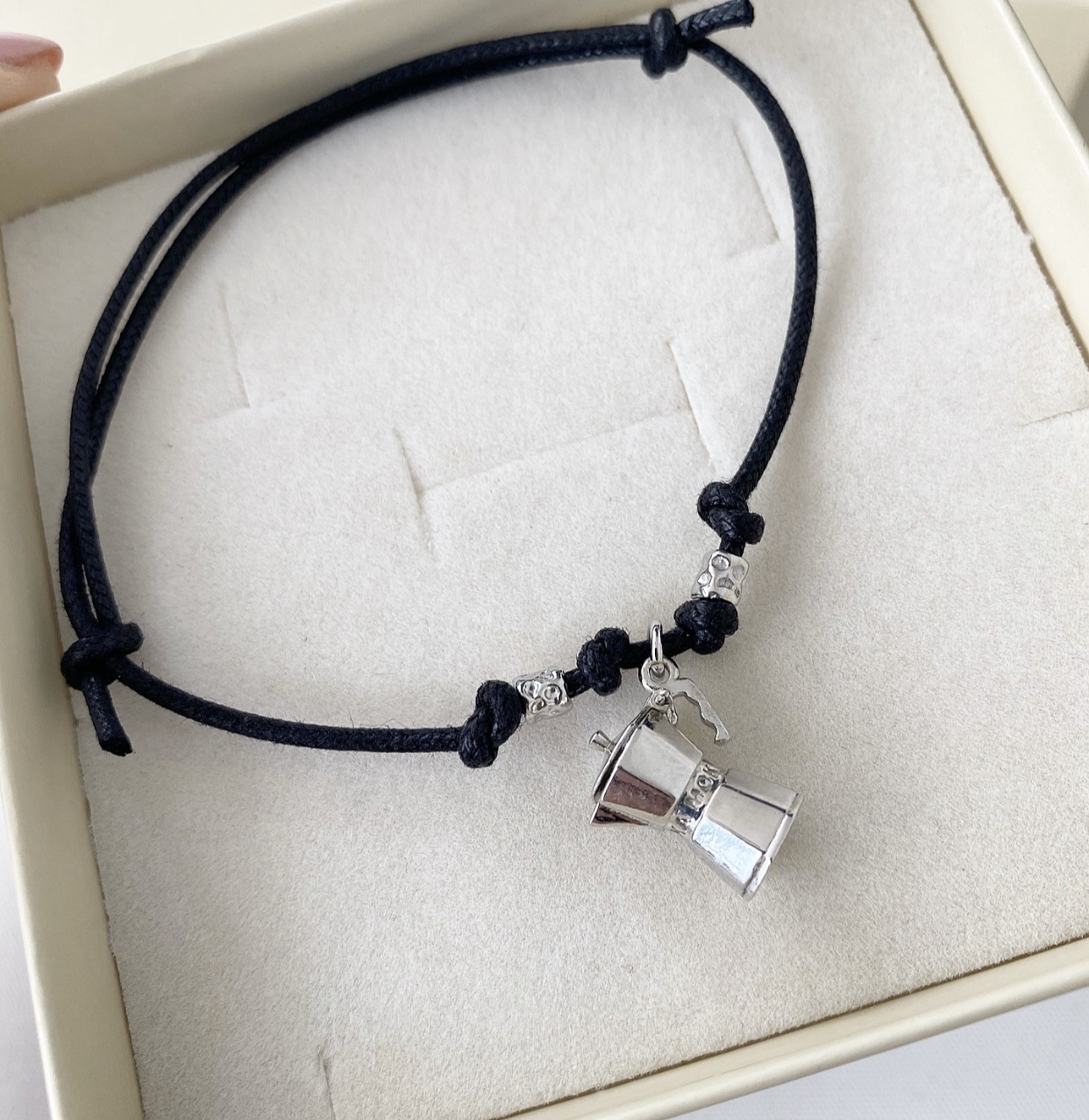 Bracciale pepite con ciondolo a scelta - immagine 7