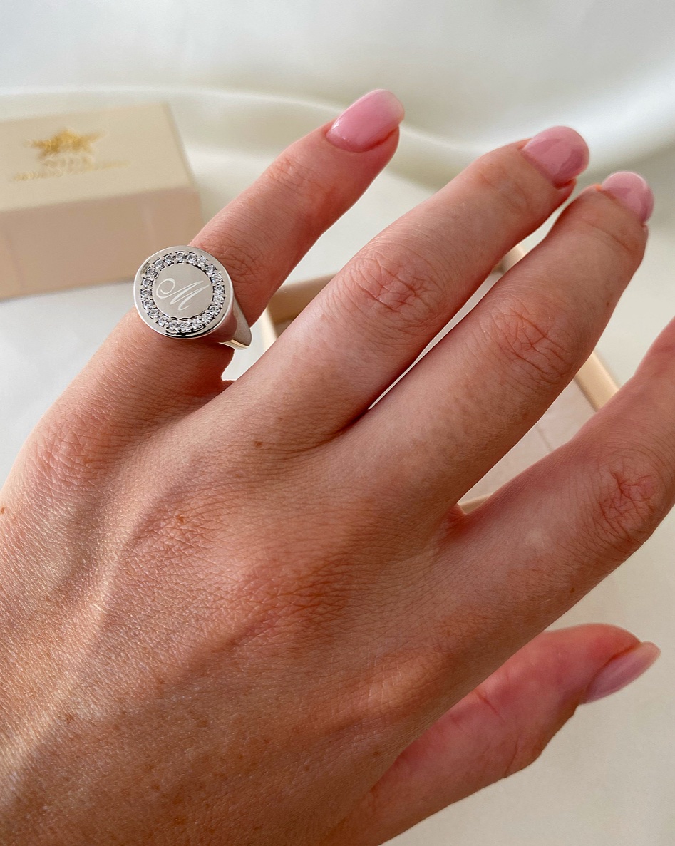 Anello chevaliere personalizzabile Rebecca - immagine 6