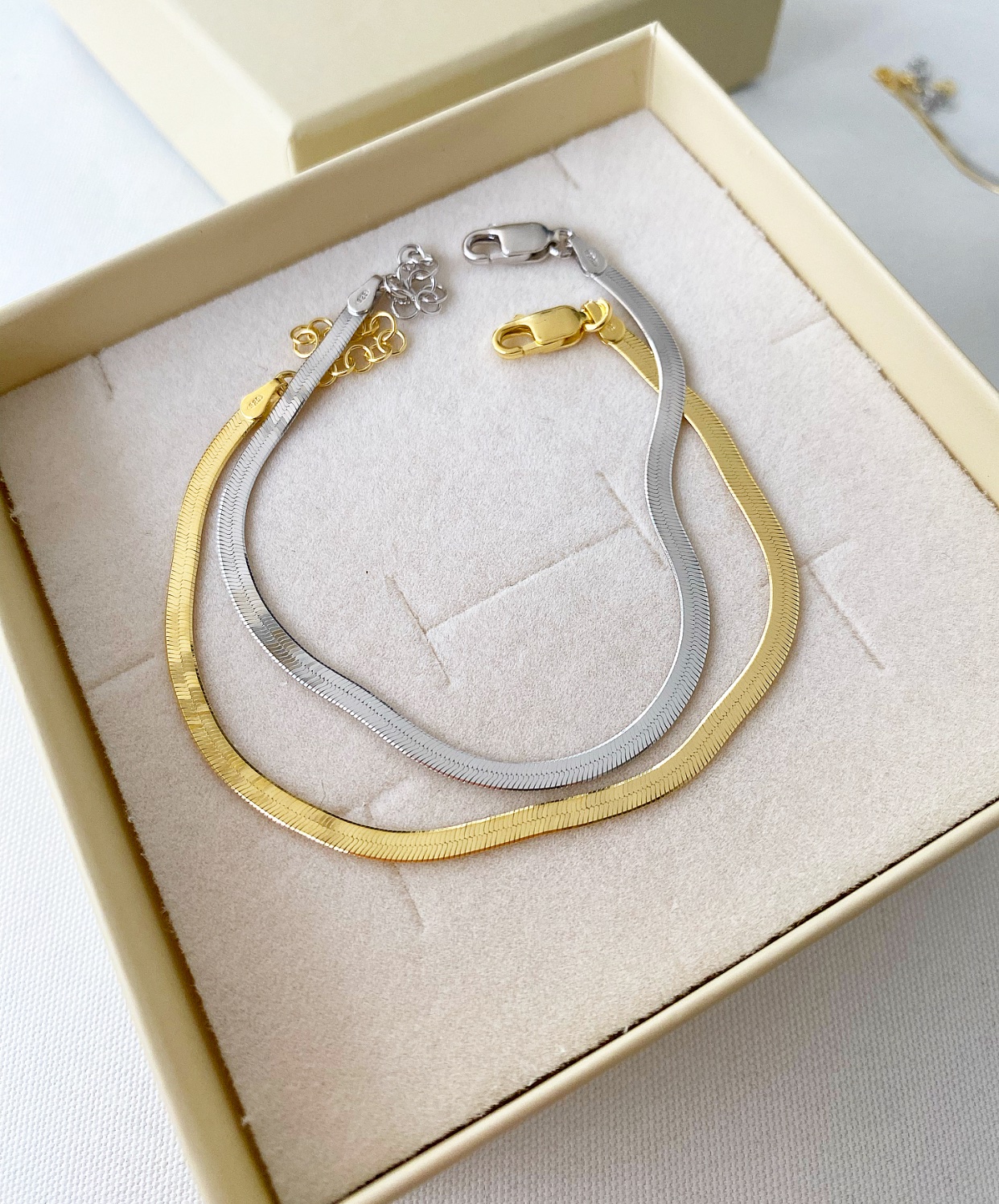 Bracciale spiga piatta Chantal - immagine 3