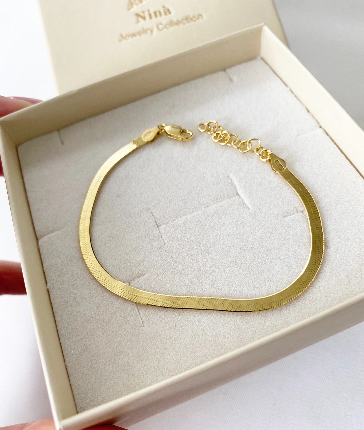 Bracciale spiga piatta Chantal - immagine 4
