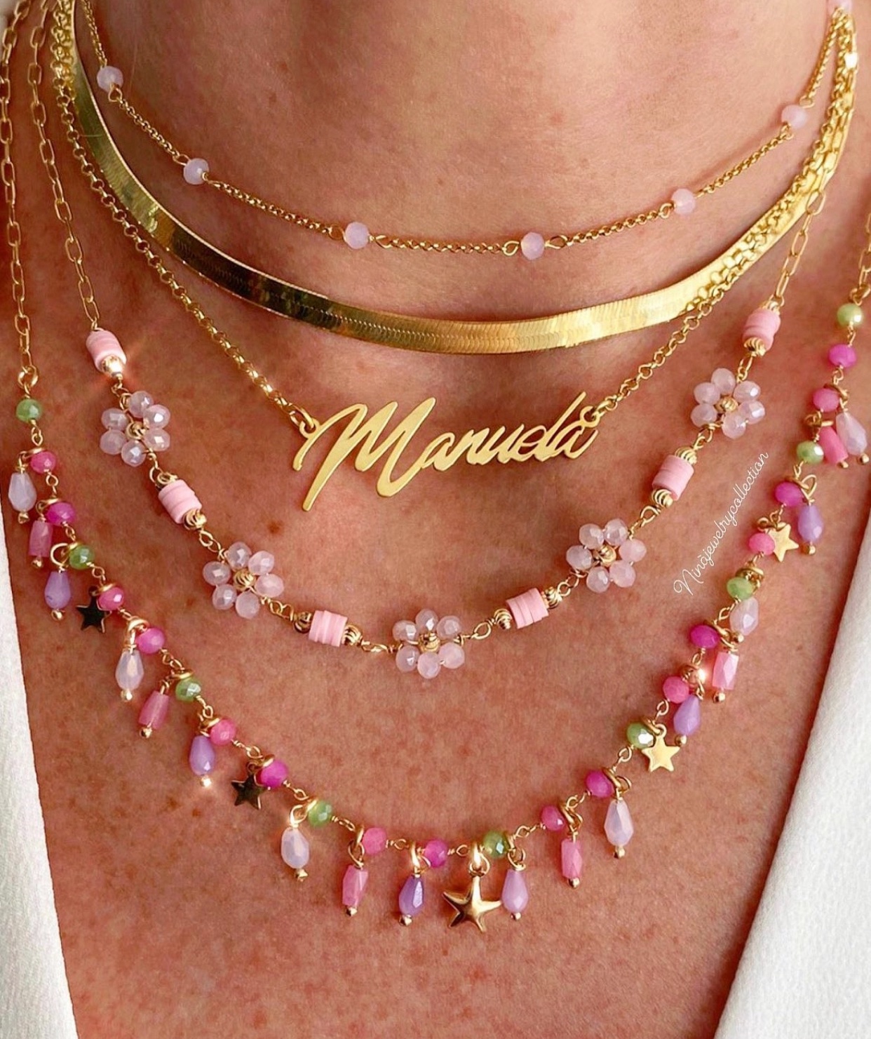 Collana spiga piatta Chantal - immagine 5