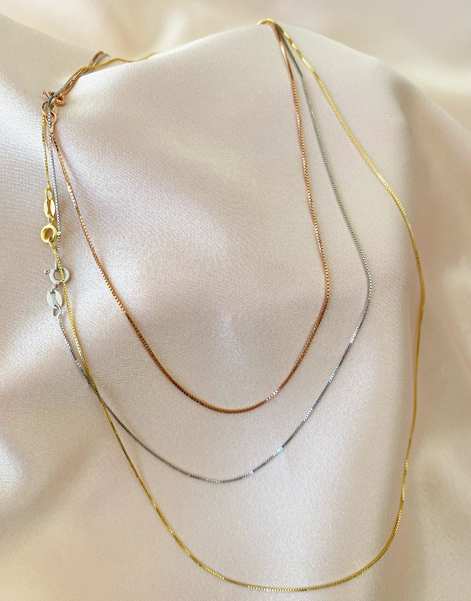 Collana sfere o liscia o forzatina - immagine 5