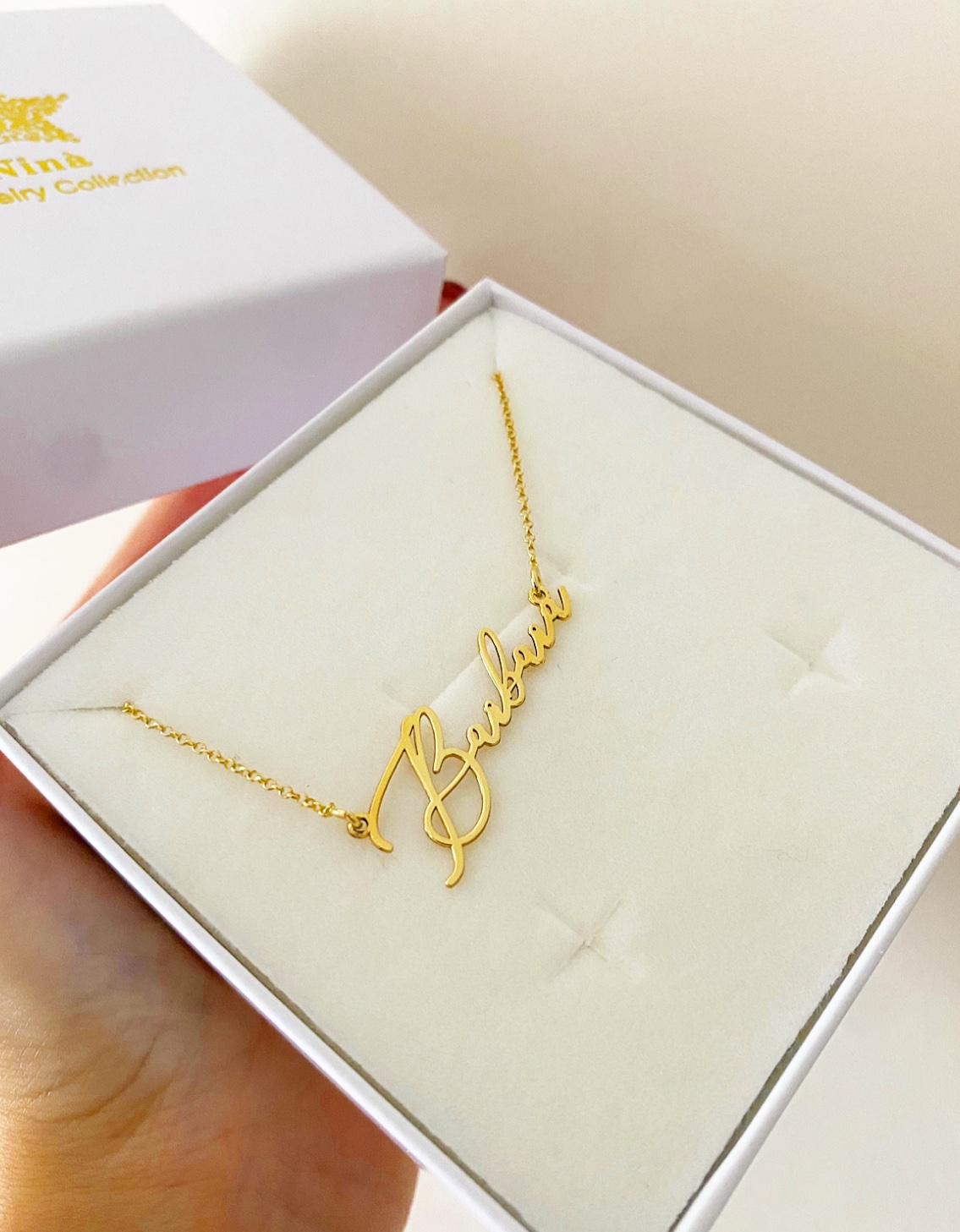 Collana con nome sottile Lola