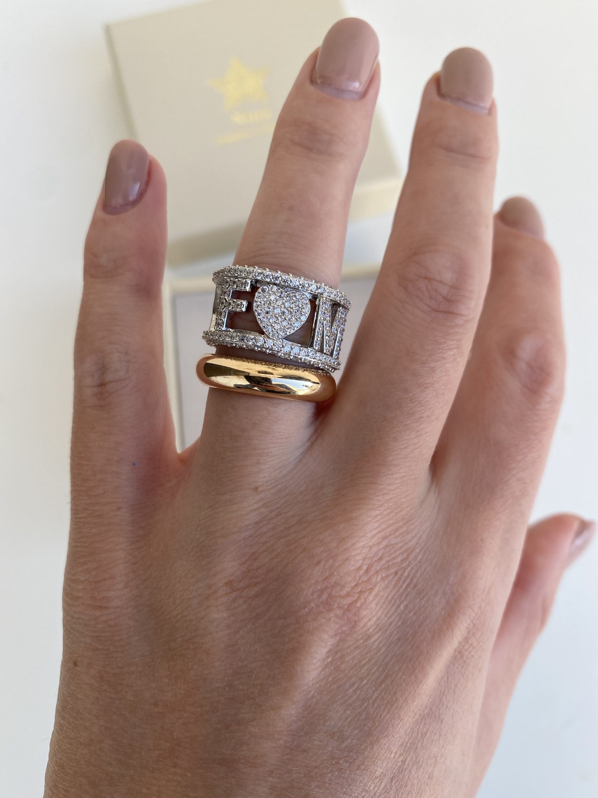 Anello personalizzabile con 3 elementi - immagine 6