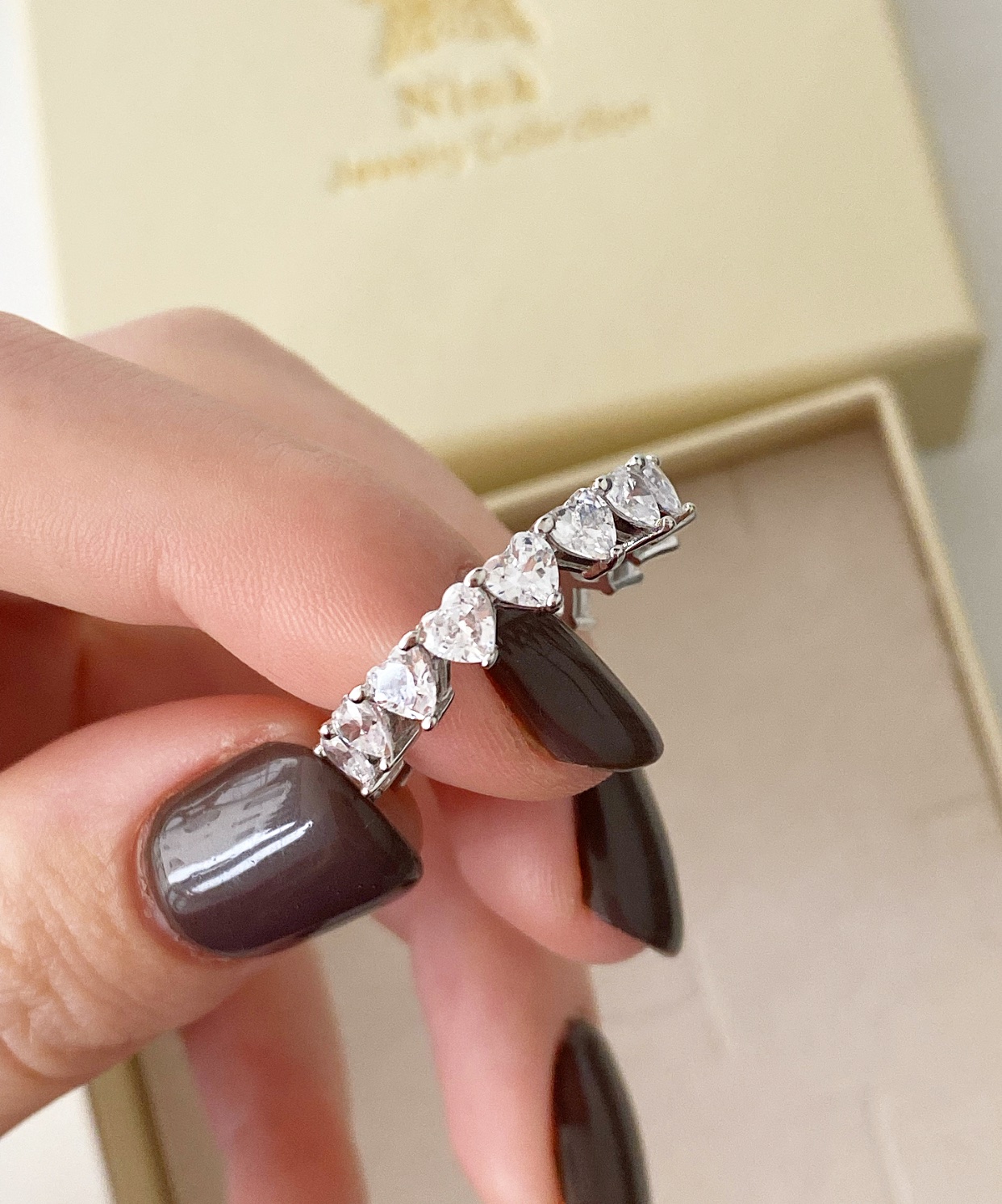 Anello veretta cuori Ferdinanda