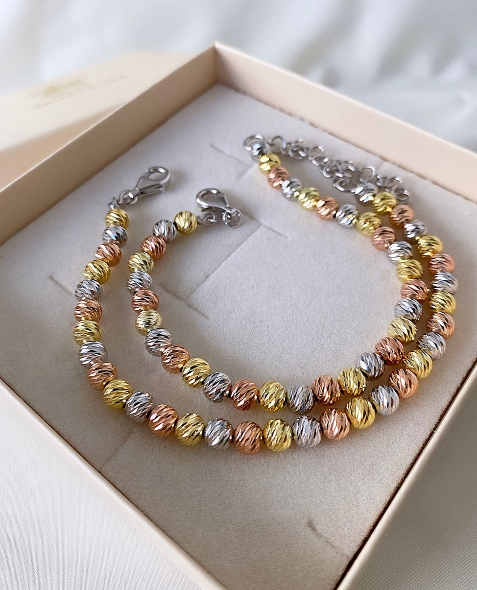 Bracciale MilleLuci silver gold e rosè
