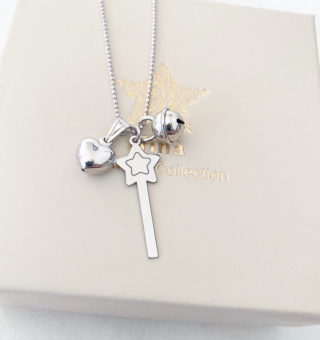 Collana componibile con bacchetta magica liscia