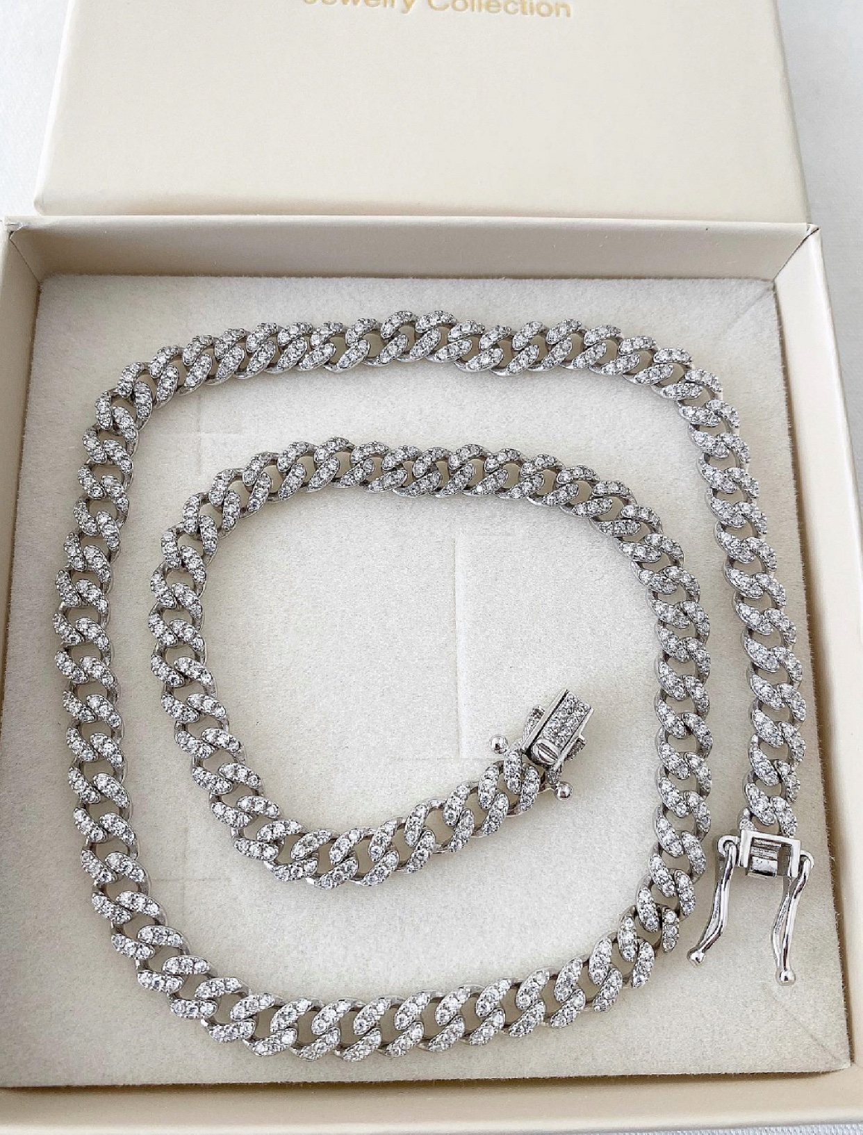Collana grumetta in zirconi Maria Chiara