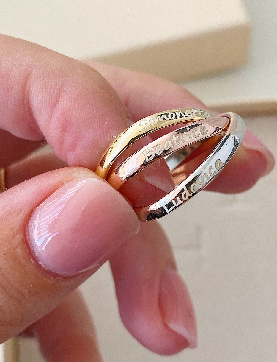 Anello infinity love personalizzabile
