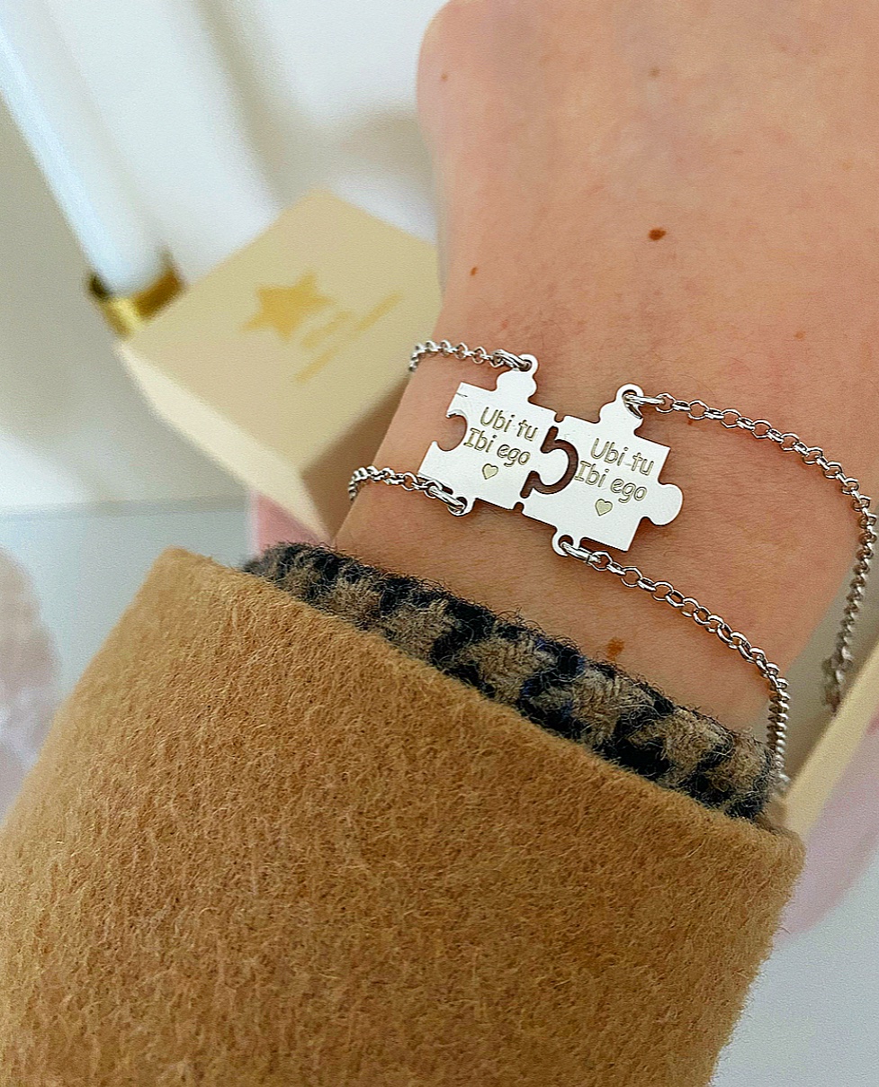 Bracciale puzzle personalizzabile - immagine 5