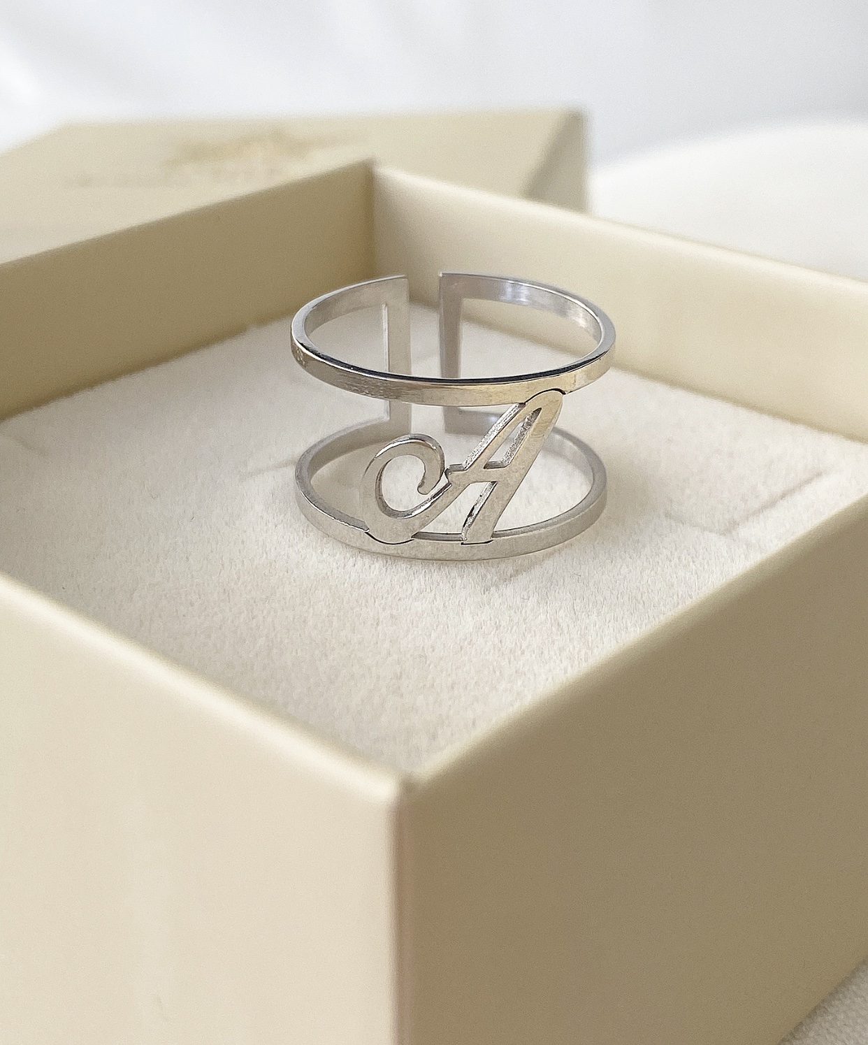 Anello doppio binario personalizzabile - immagine 3
