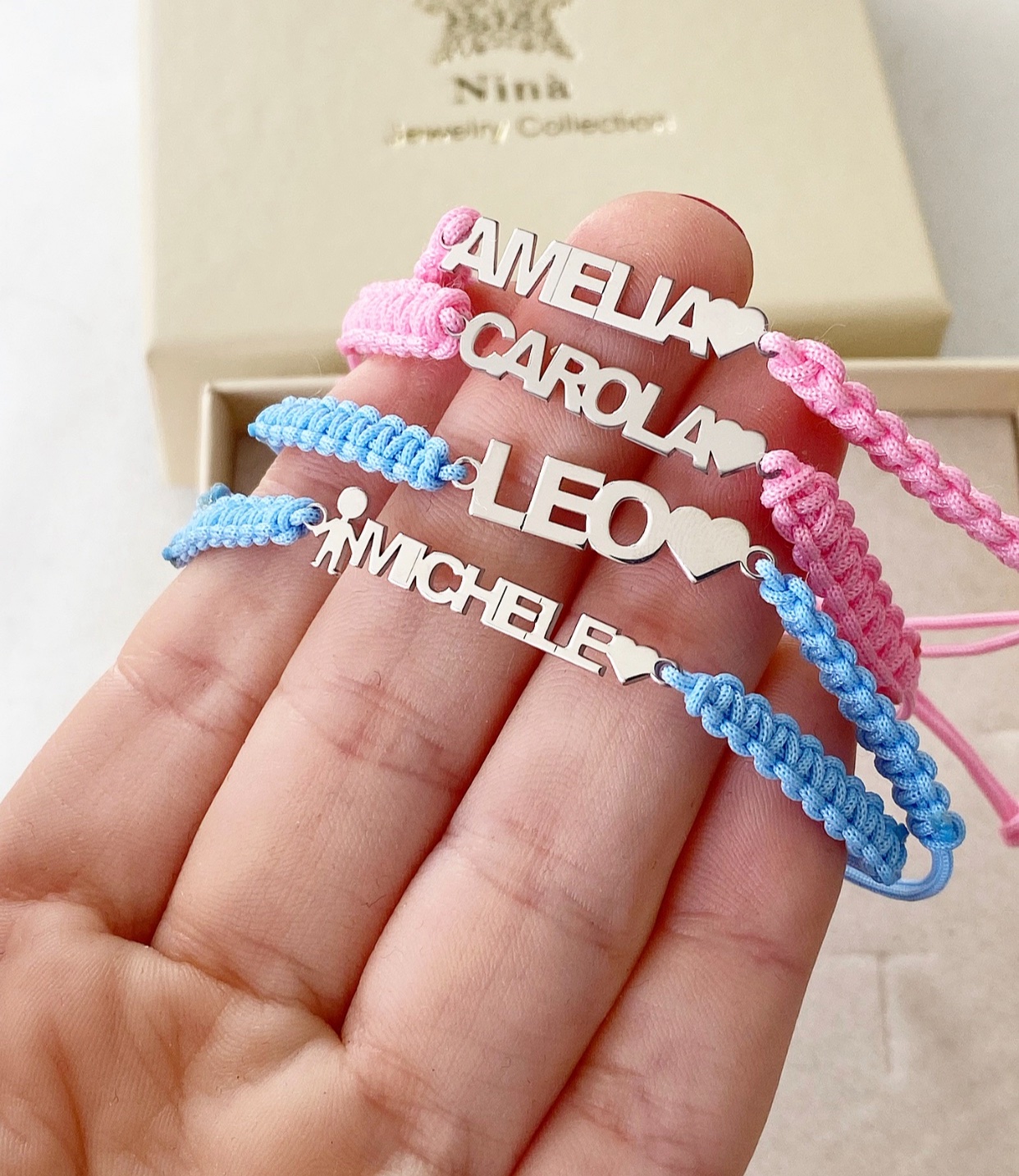 Bracciale scoubidou per Bimbo O Papà o Mamma - immagine 2