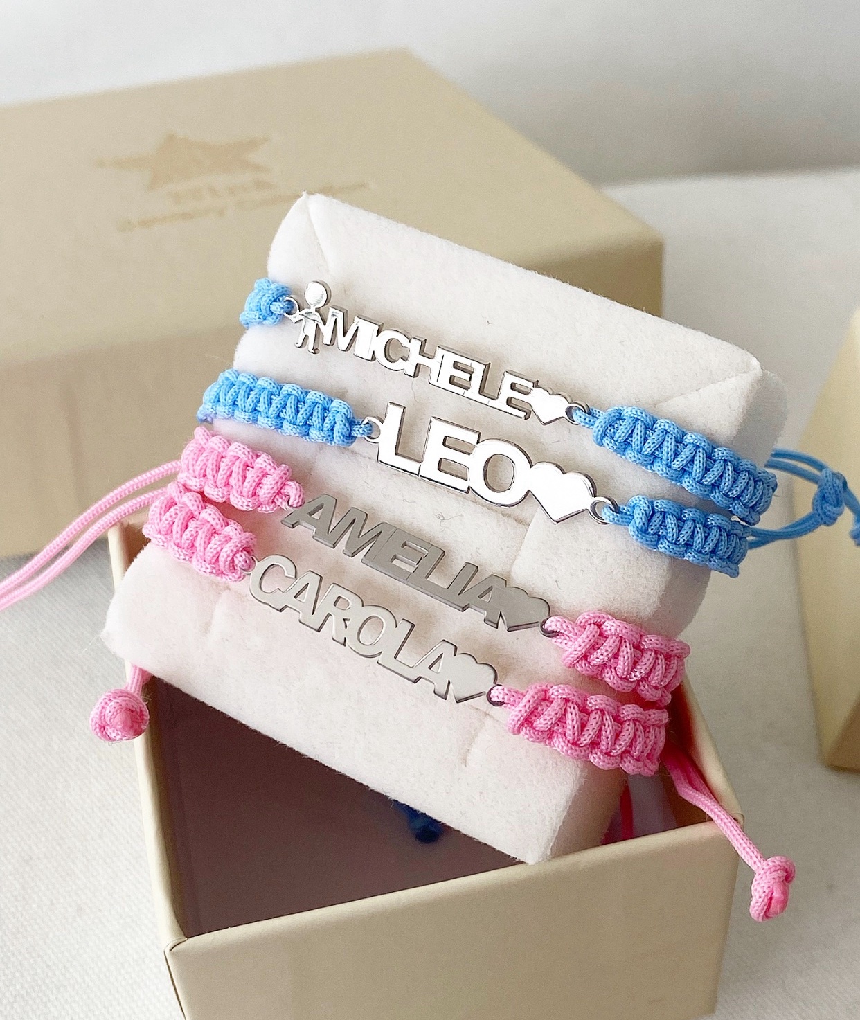 Bracciale scoubidou per Bimbo O Papà o Mamma - immagine 3