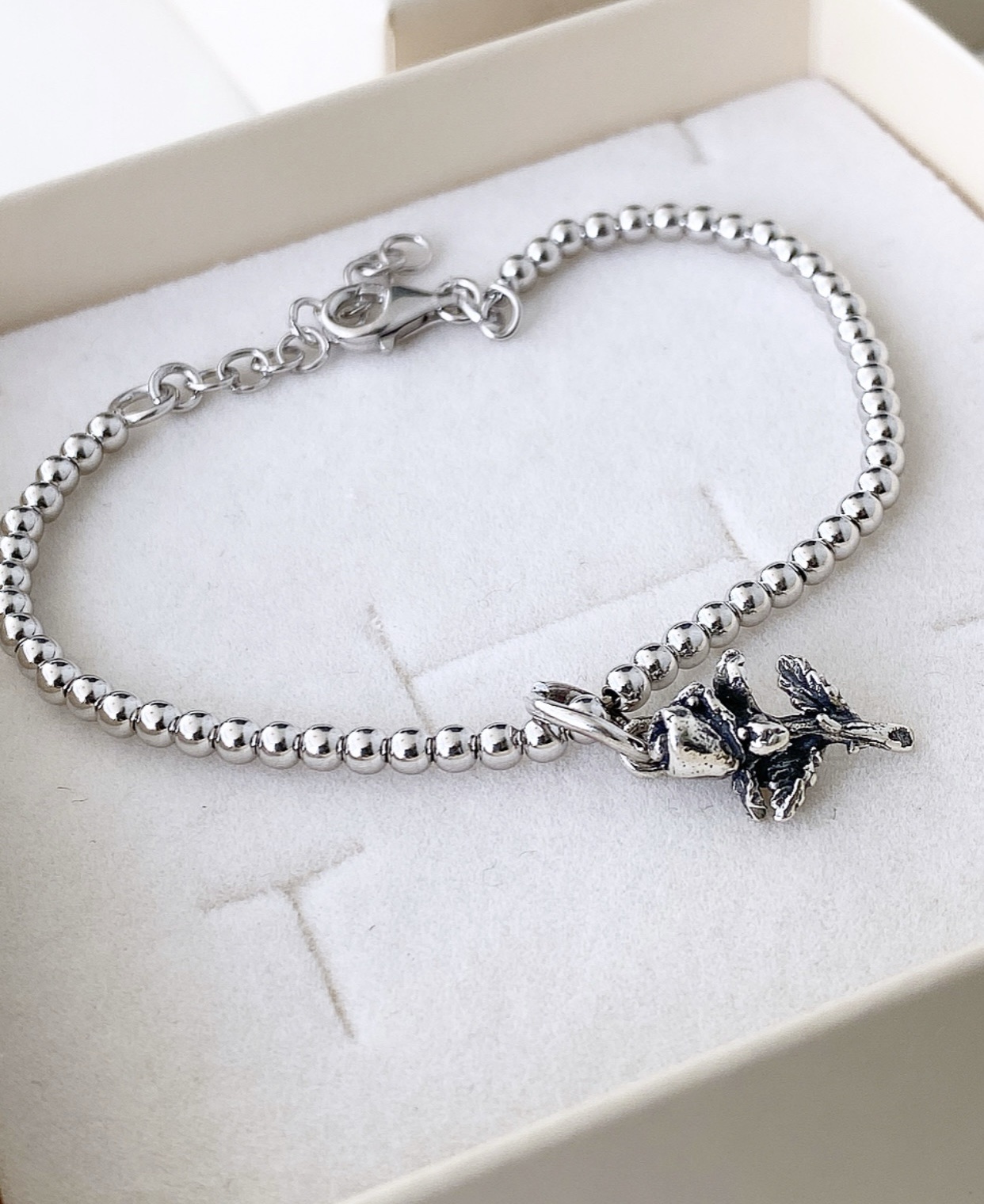 Bracciale rosa rinascita - immagine 2