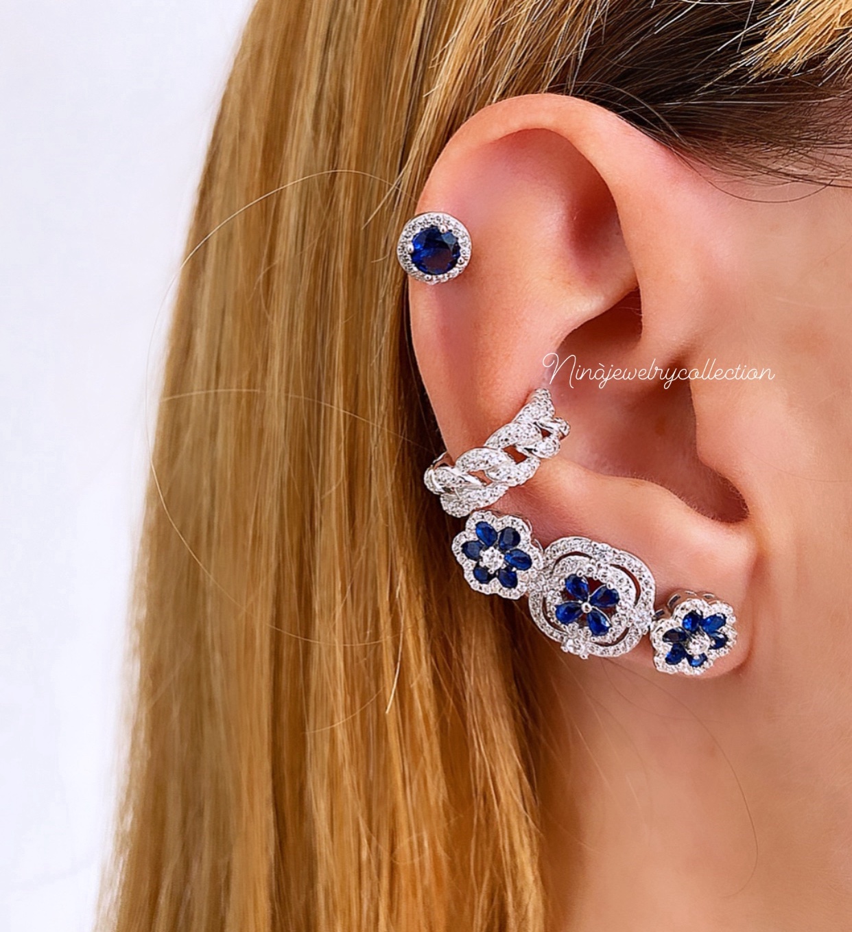 Orecchino ear cuff polsino grumetta