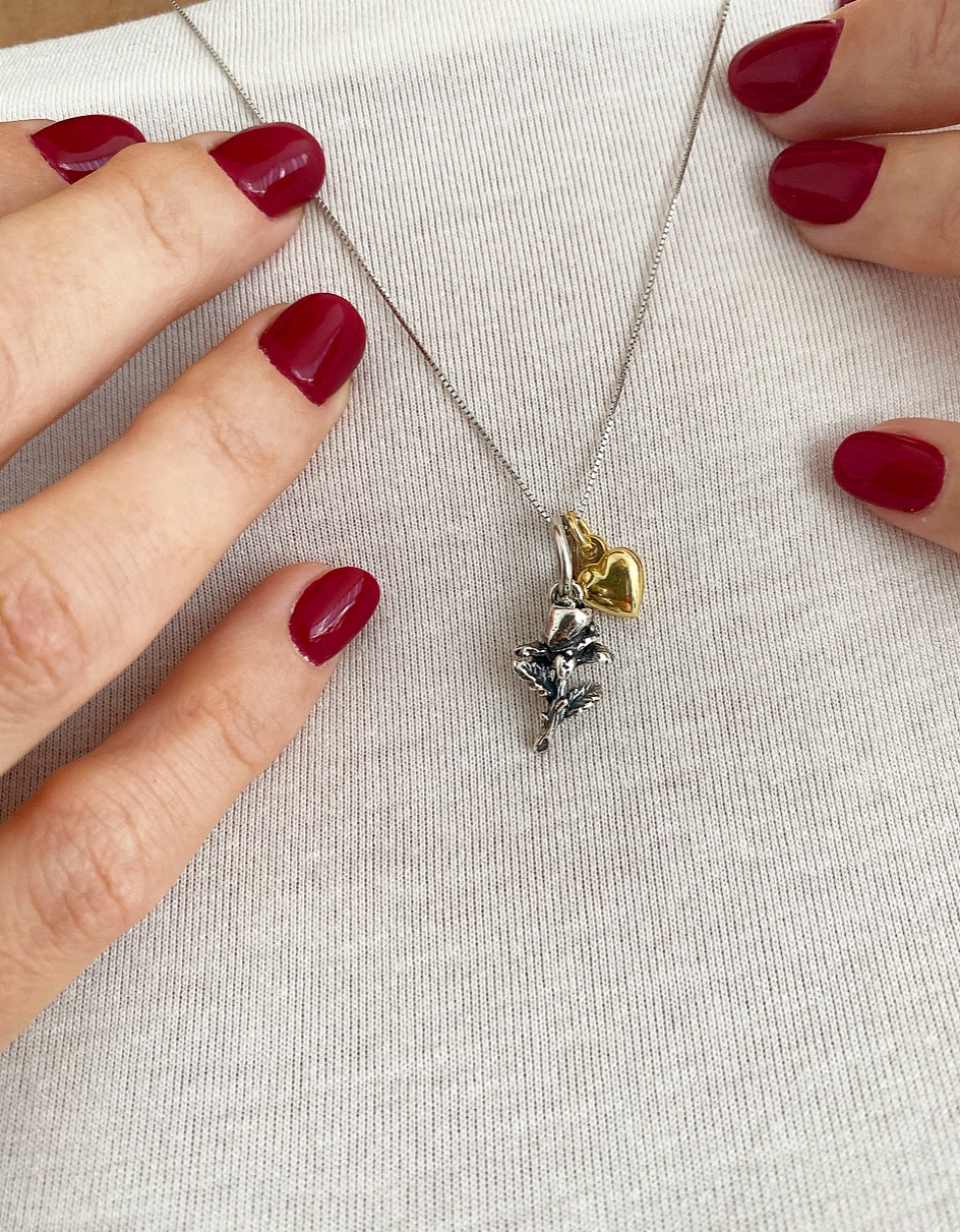 Collana rosa Rinascita - immagine 8
