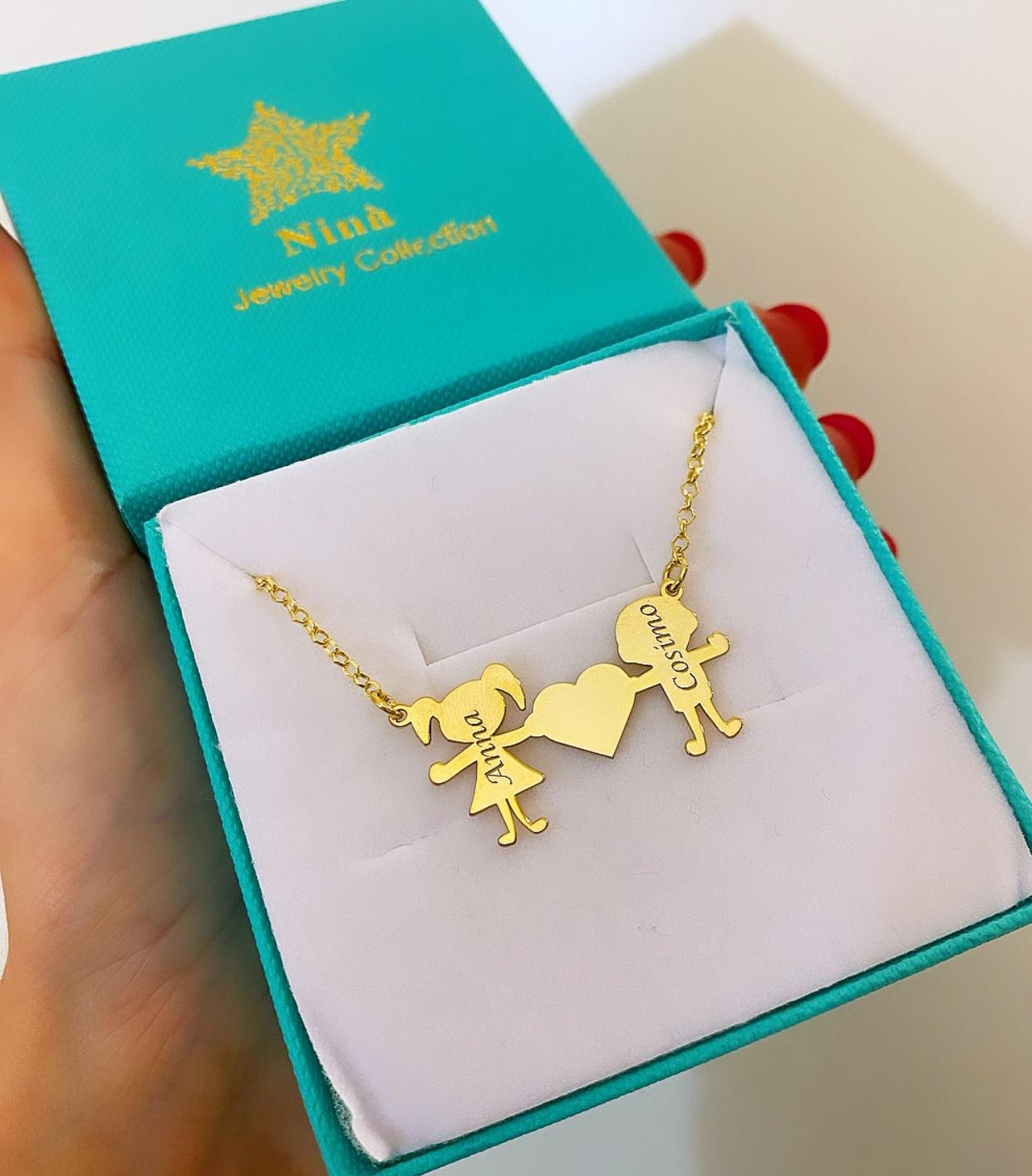 Collana famiglia personalizzabile