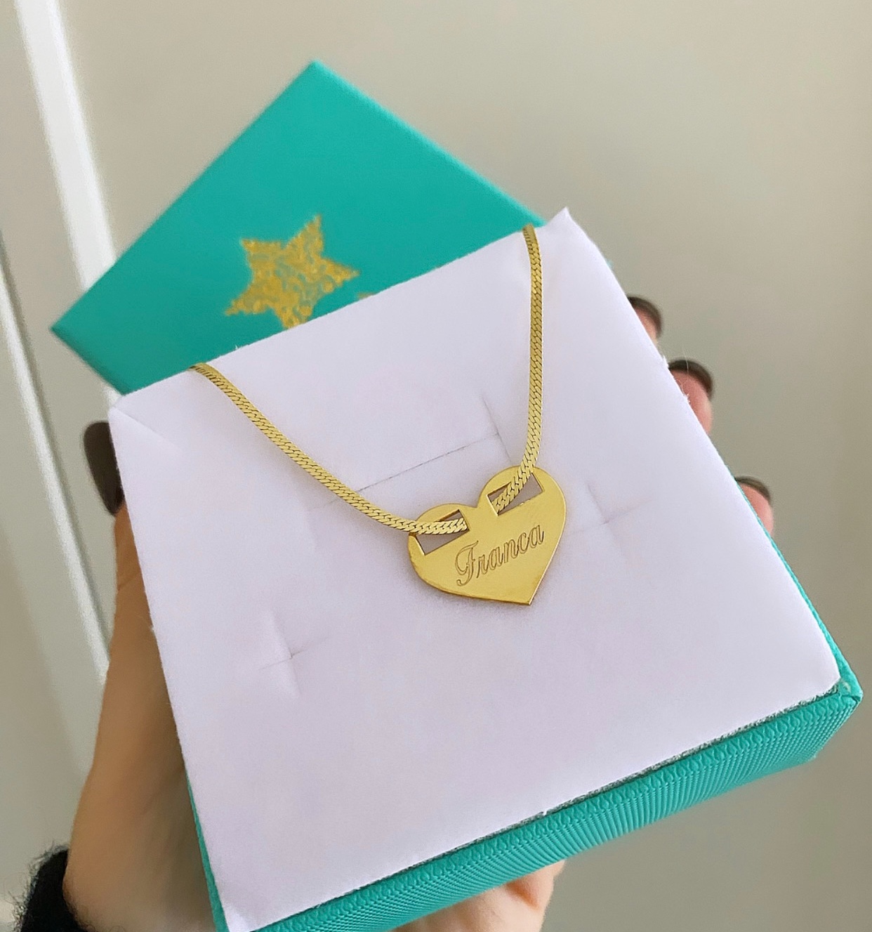 Collana cuore Franca personalizzabile