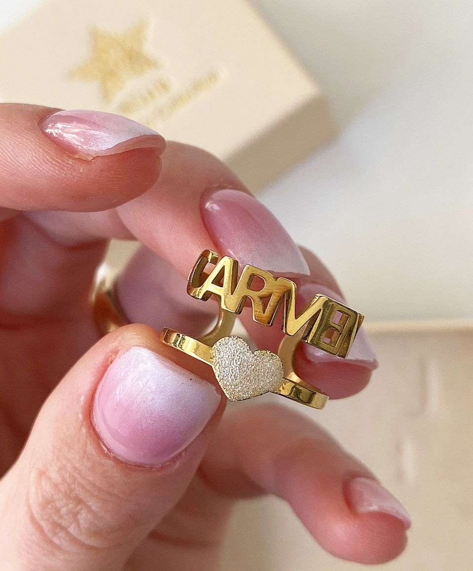 Anello doppio binario personalizzabile Elettra