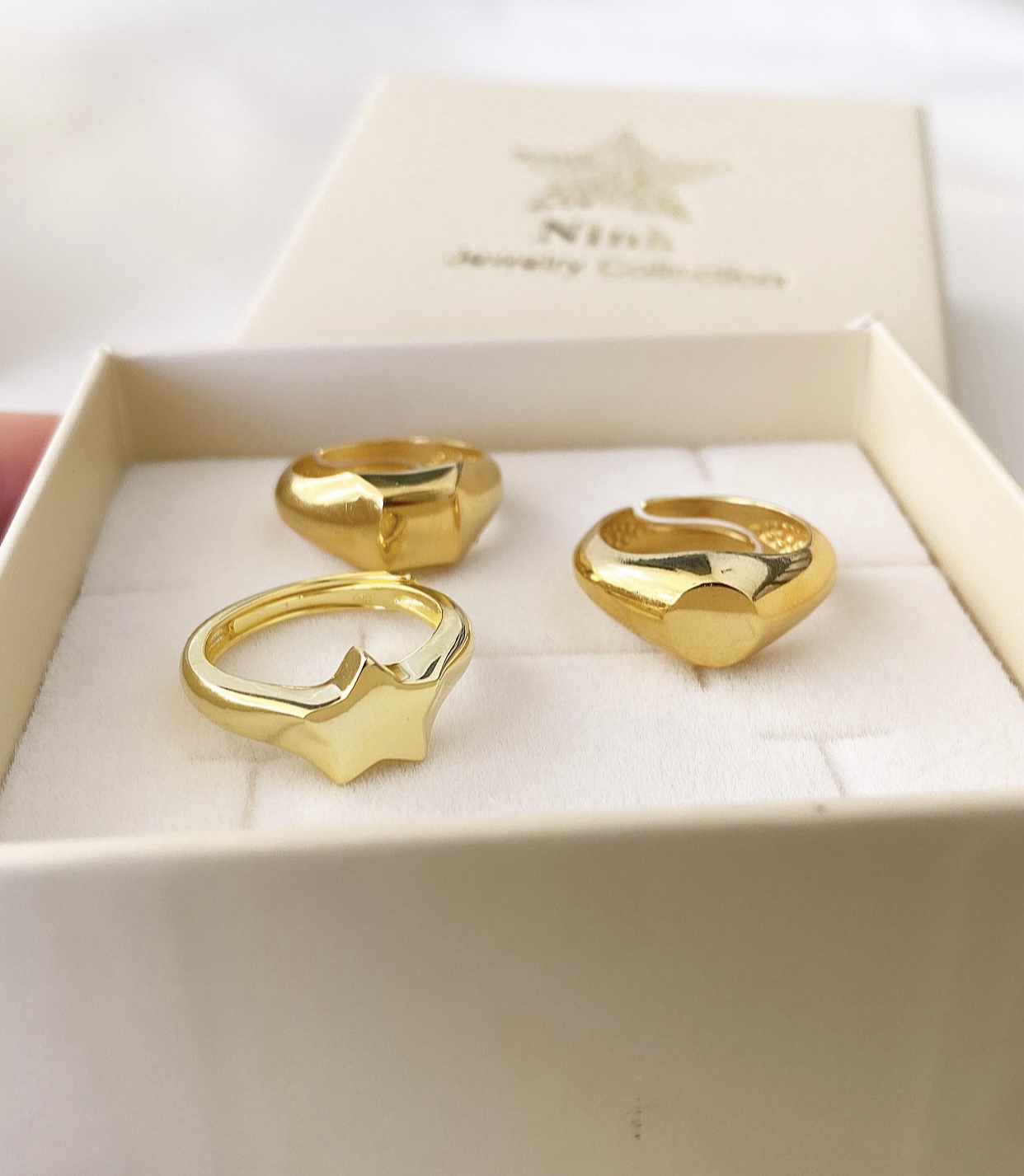Anello chevaliere liscio Giulyetta
