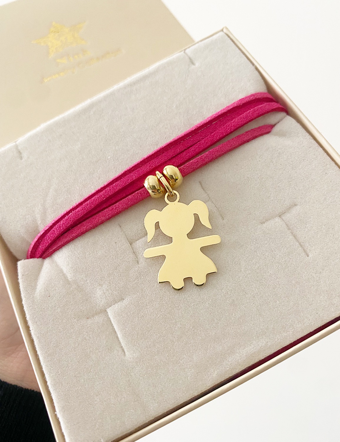 Collana liscia o choker cordino colorato bimba o bimbo
