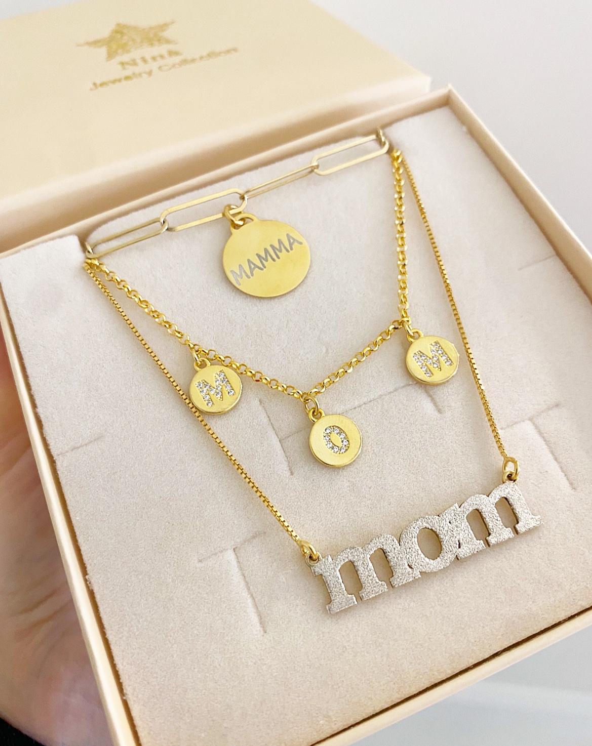 Collana Arya con ciondolo personalizzabile - immagine 3