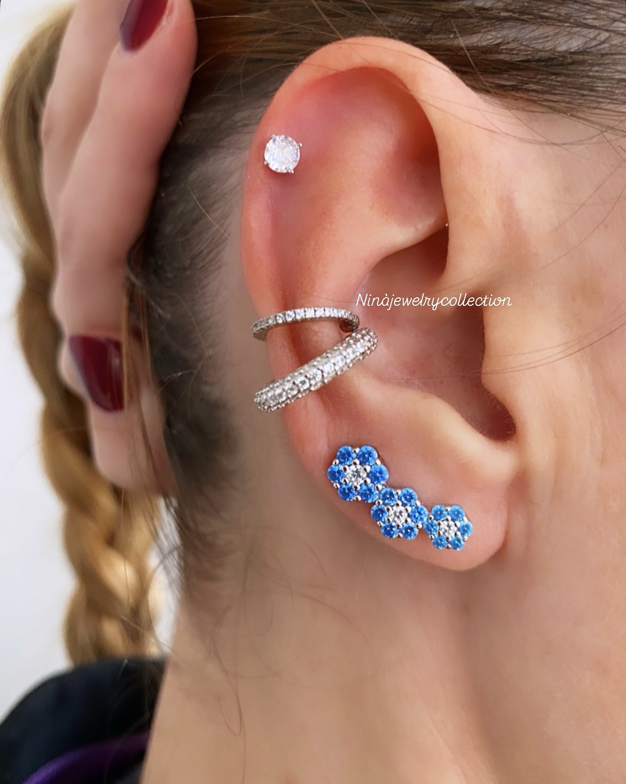 Orecchini coppia ear cuff Magic Fiona - immagine 6