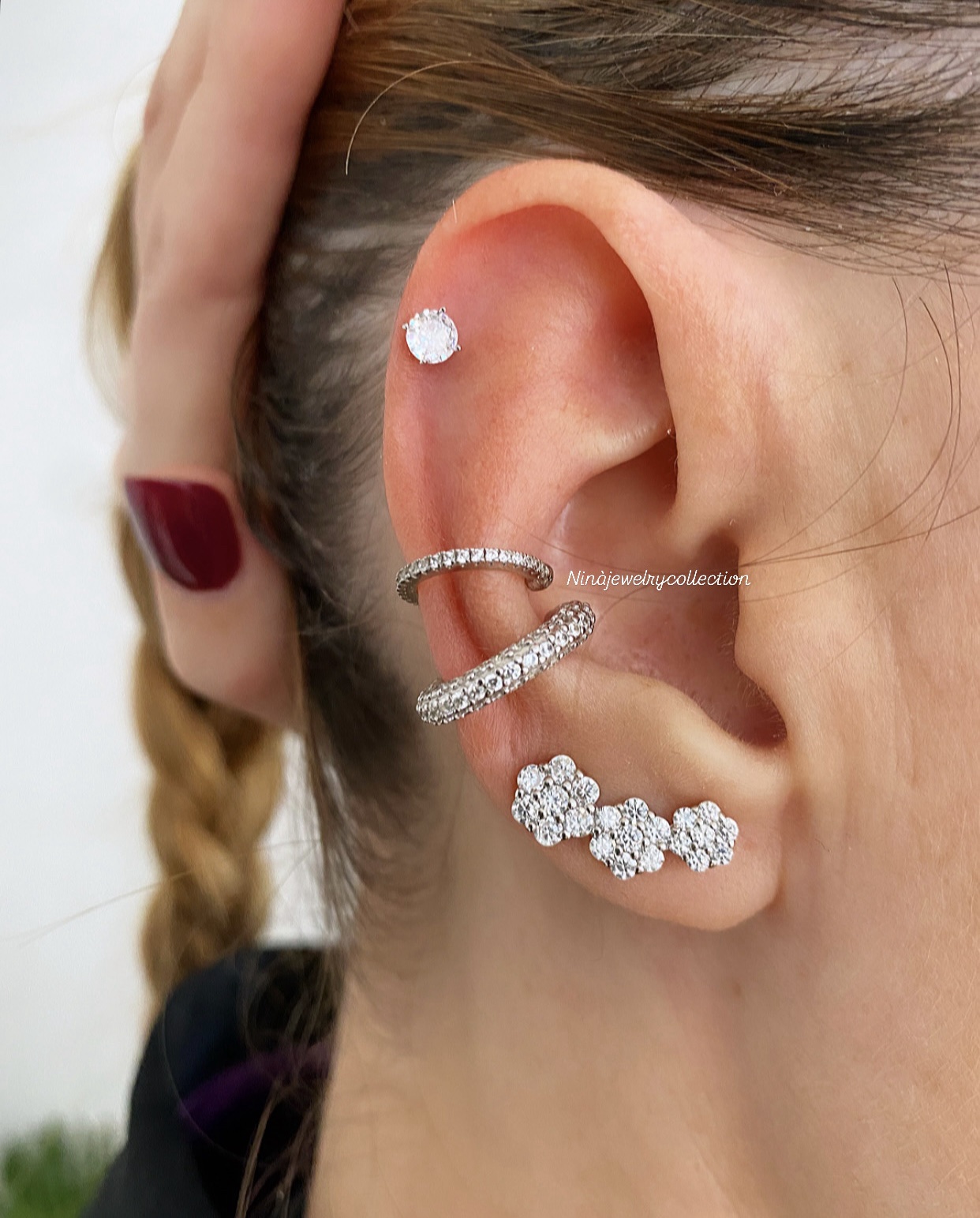 Orecchini coppia ear cuff Magic Fiona - immagine 5