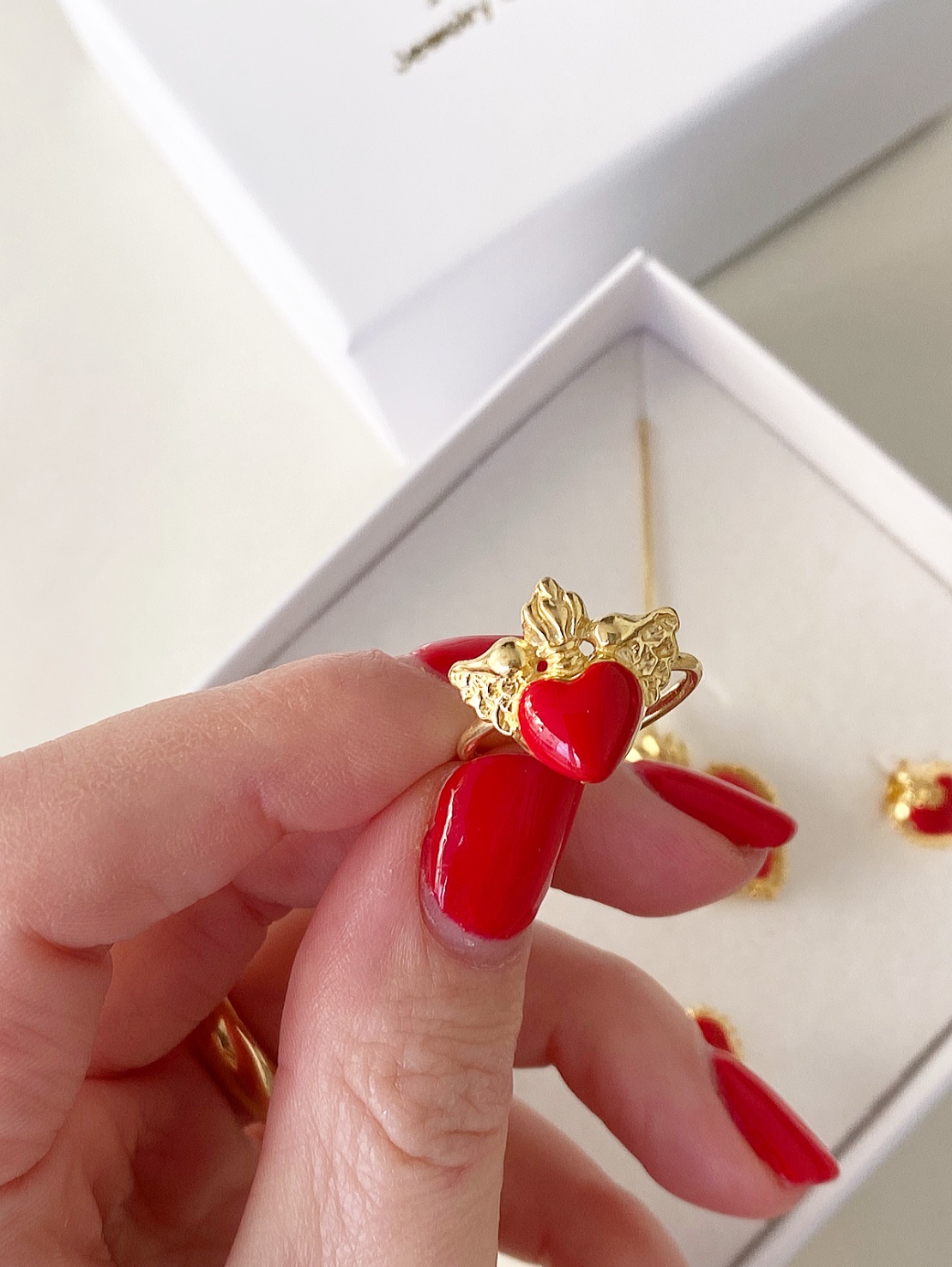 Anello cuore sacro medium