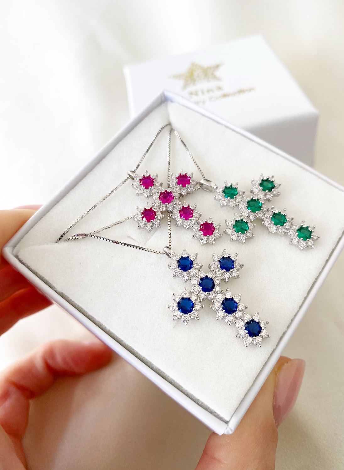 Collana croce Kate