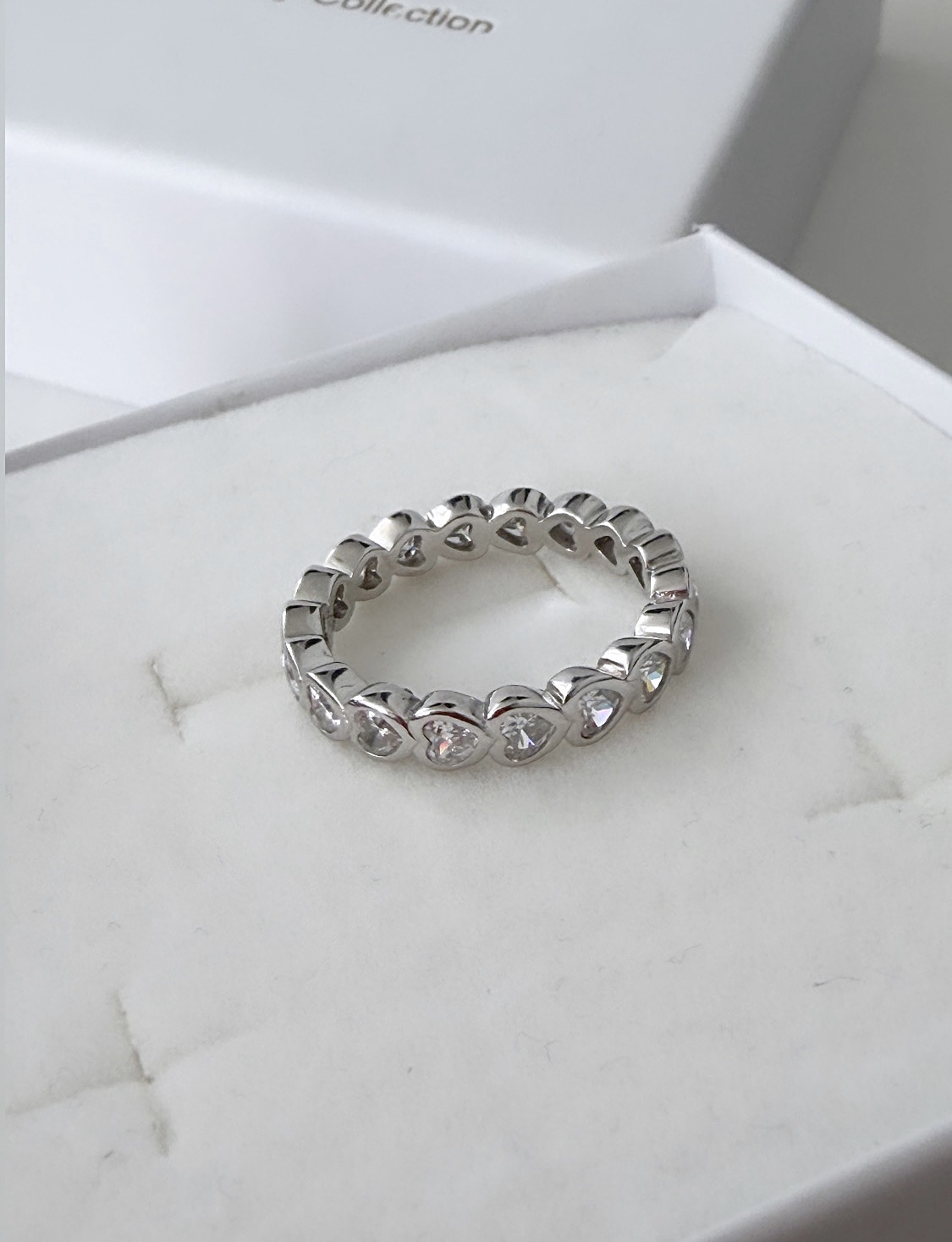 Anello veretta cuori Fabrizia