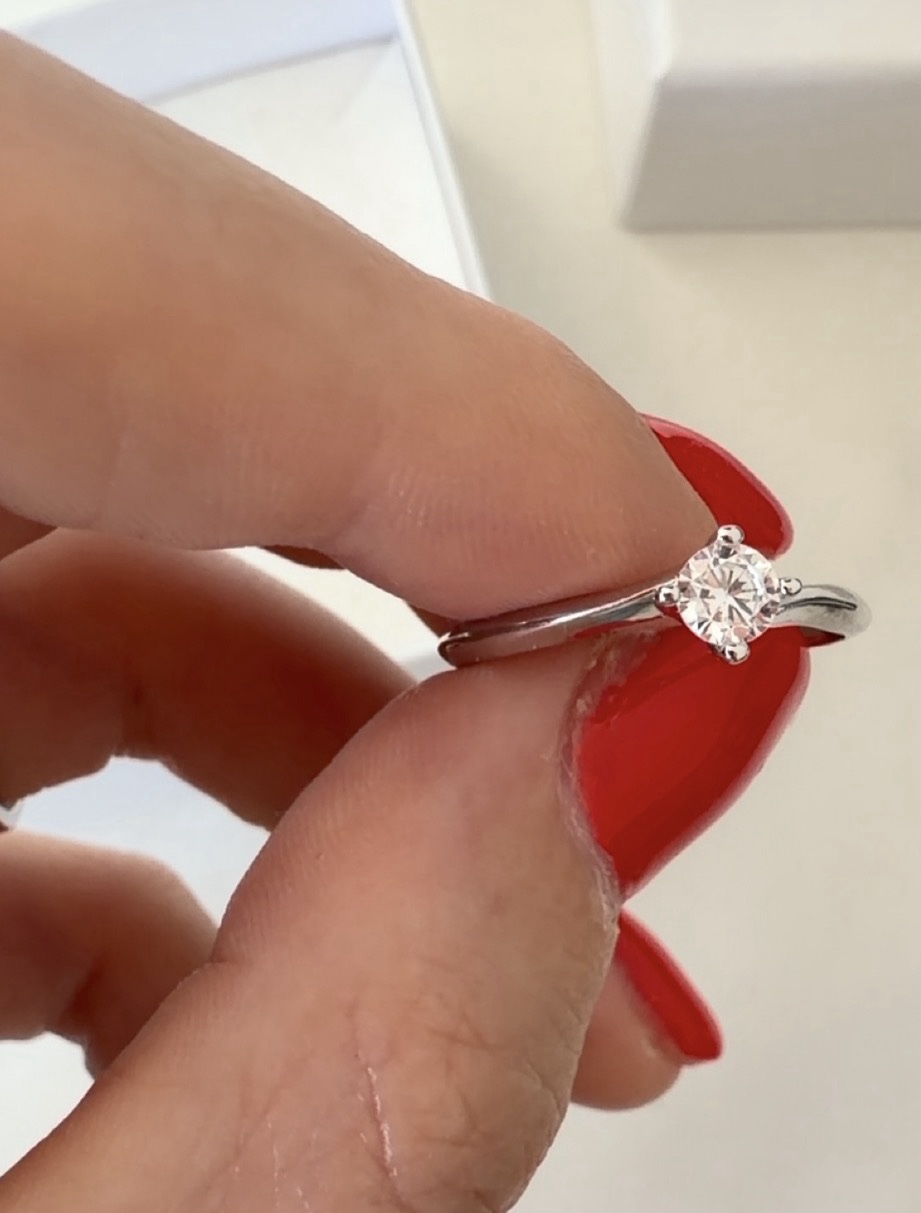 Anello micro solitario Classic